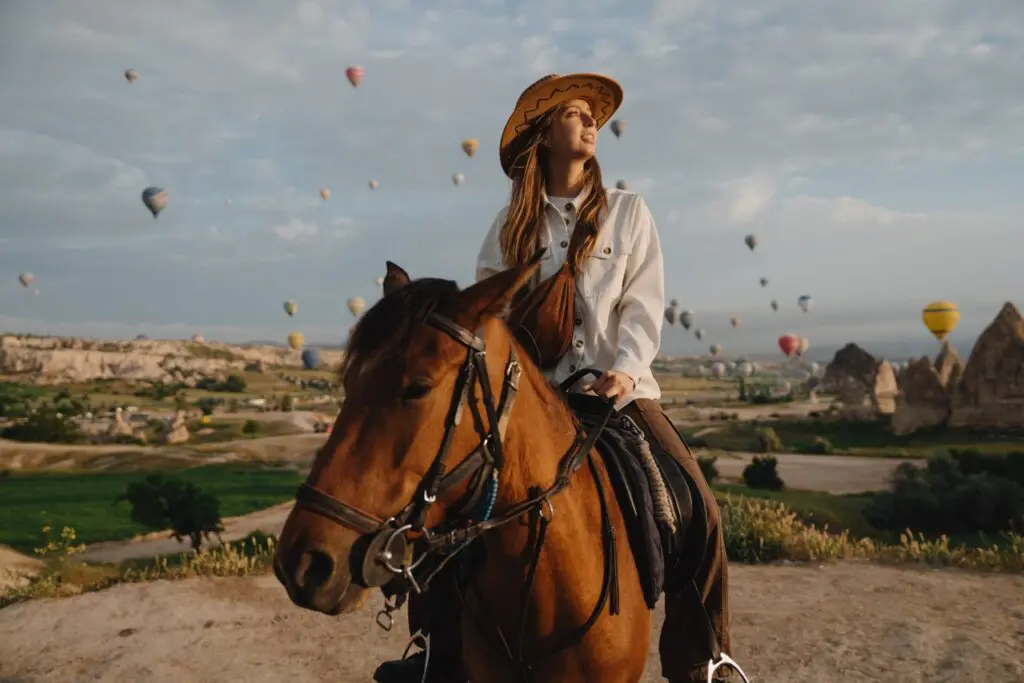 Cappadocie Turkije wandelvakantie - Heißluftballon Reiten Kappadokien